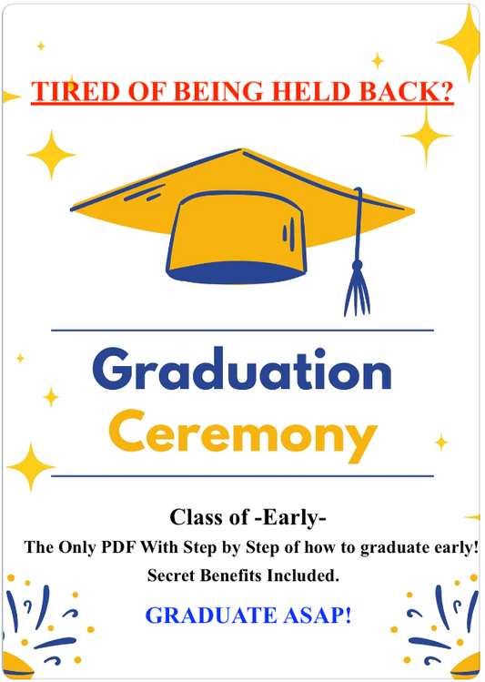 HOW TO GRADUATE EARLY CHEAT SHEET